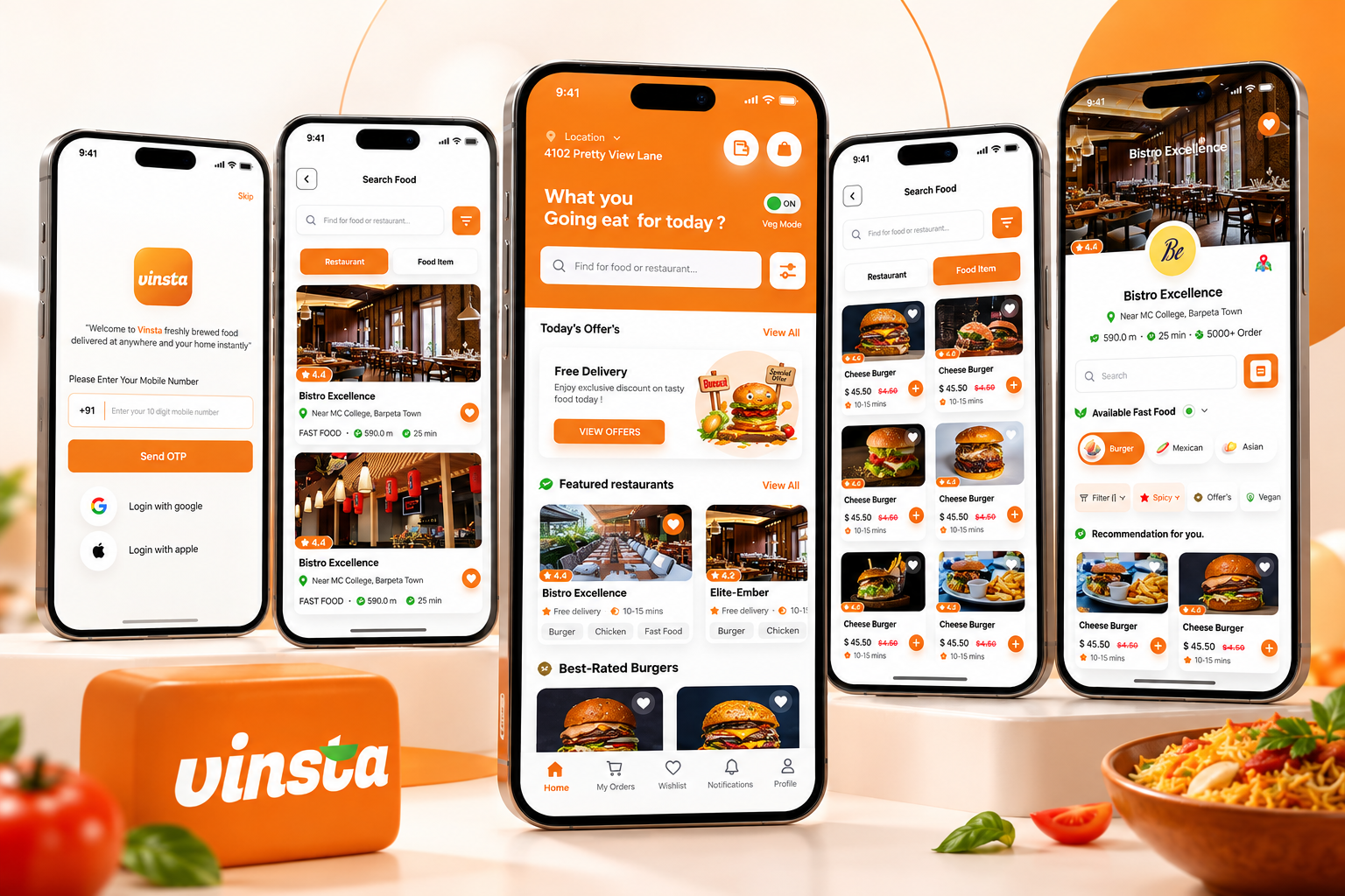 Vinsta Application Screen 1